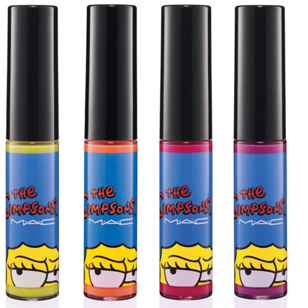 MAC SIMPSONS LIPGLASS! All colors available NIB :)